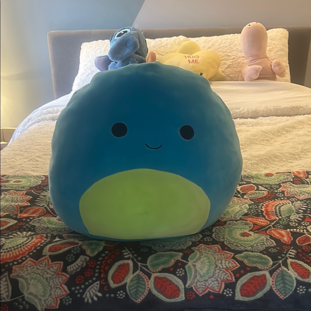 Blue and Green dino Squishmallow